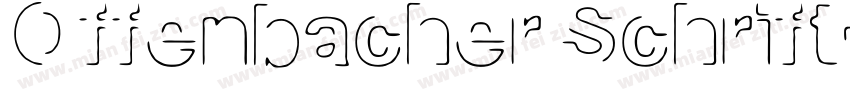 Offenbacher Schrift字体转换